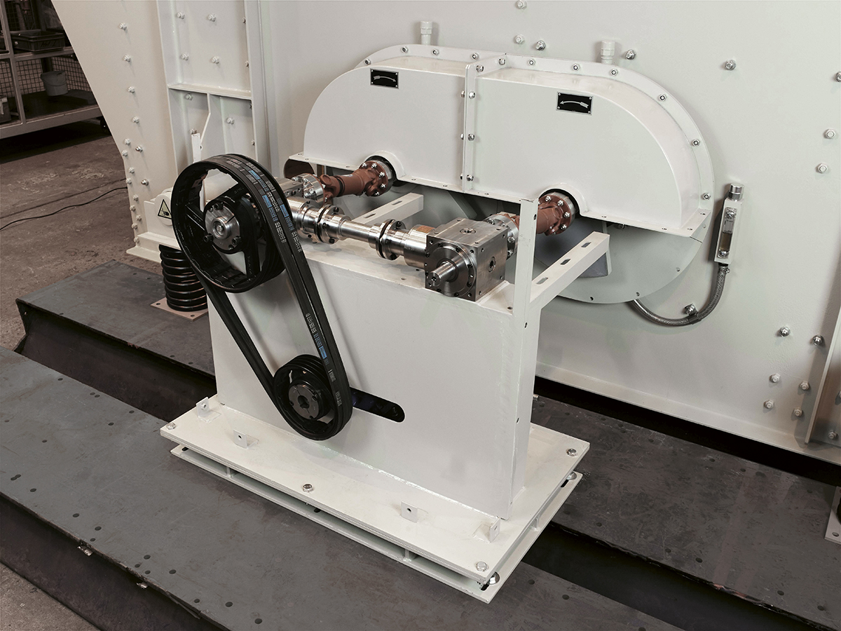 Mechanical elliptical-motion screening machine