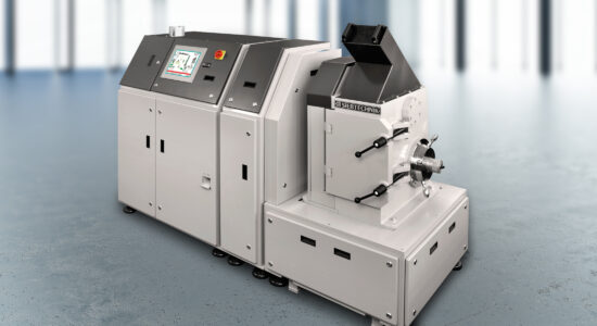 The SIEBTECHNIK TEMA automatic grinding and pressing system combines all processes from pre-grinding of fist-sized sample materials, dividing, ultra-fine grinding and pressing of the powder into a tablet in one device.