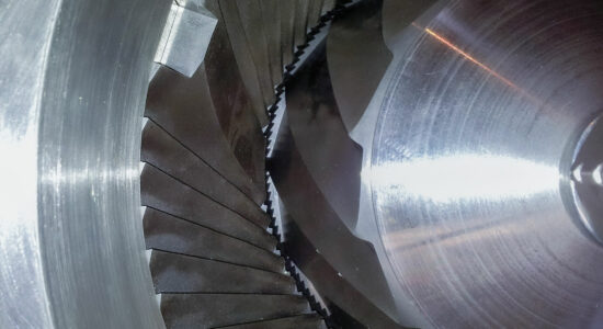 Cone mill KM 170 - View into the grinder