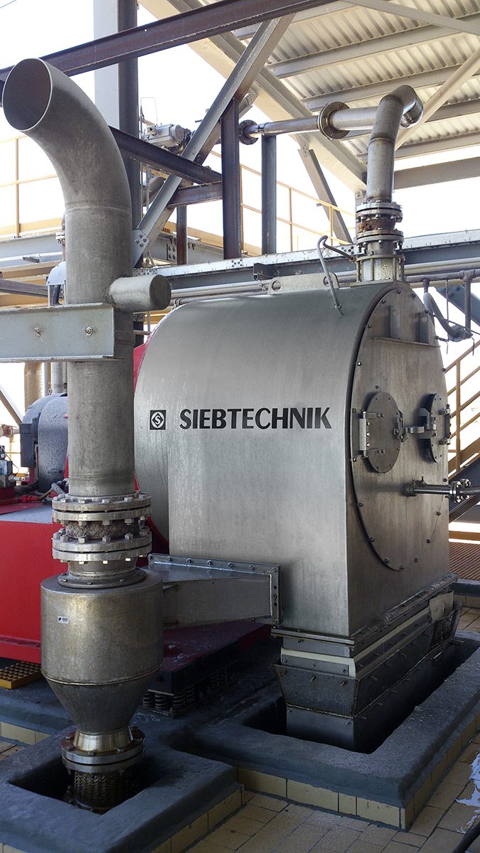 SHS pusher centrifuge