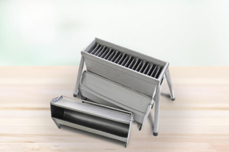 Stainless steel ripple divider with drip trays