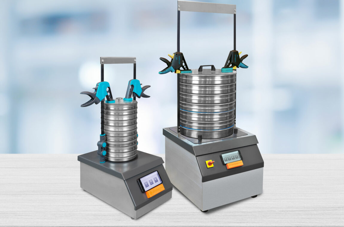 SIEBTECHNIK TEMA test sieve shakers type ASM 200 and ASM 400 from the laboratory equipment portfolio