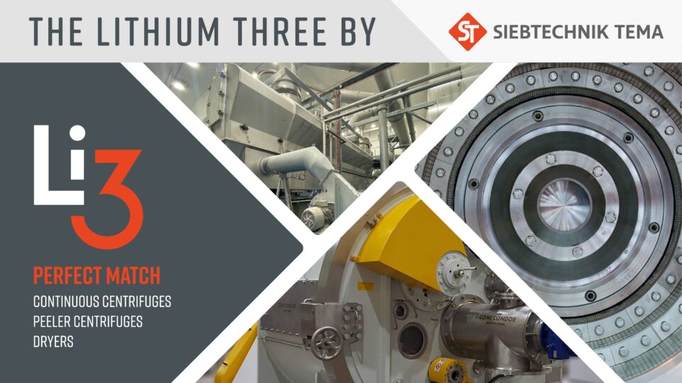 The Lithium Three from SIEBTECHNIK TEMA