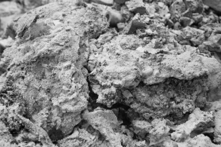 Slag. A pile of gray slag - filling the format