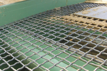 STEINHAUS LONGVITA press-welded mesh and HARFE fabric-like sieve base