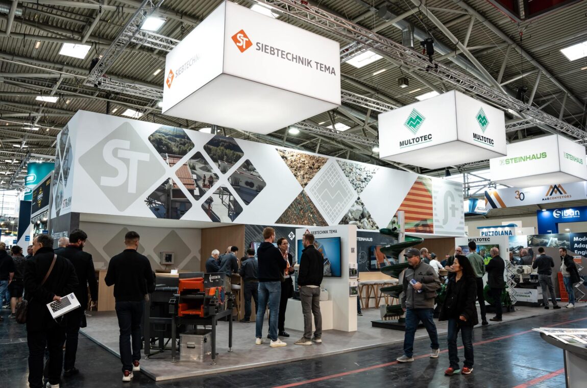 SIEBTECHNIK TEMA at bauma 2025 - Our joint stand with Multotec and STEINHAUS